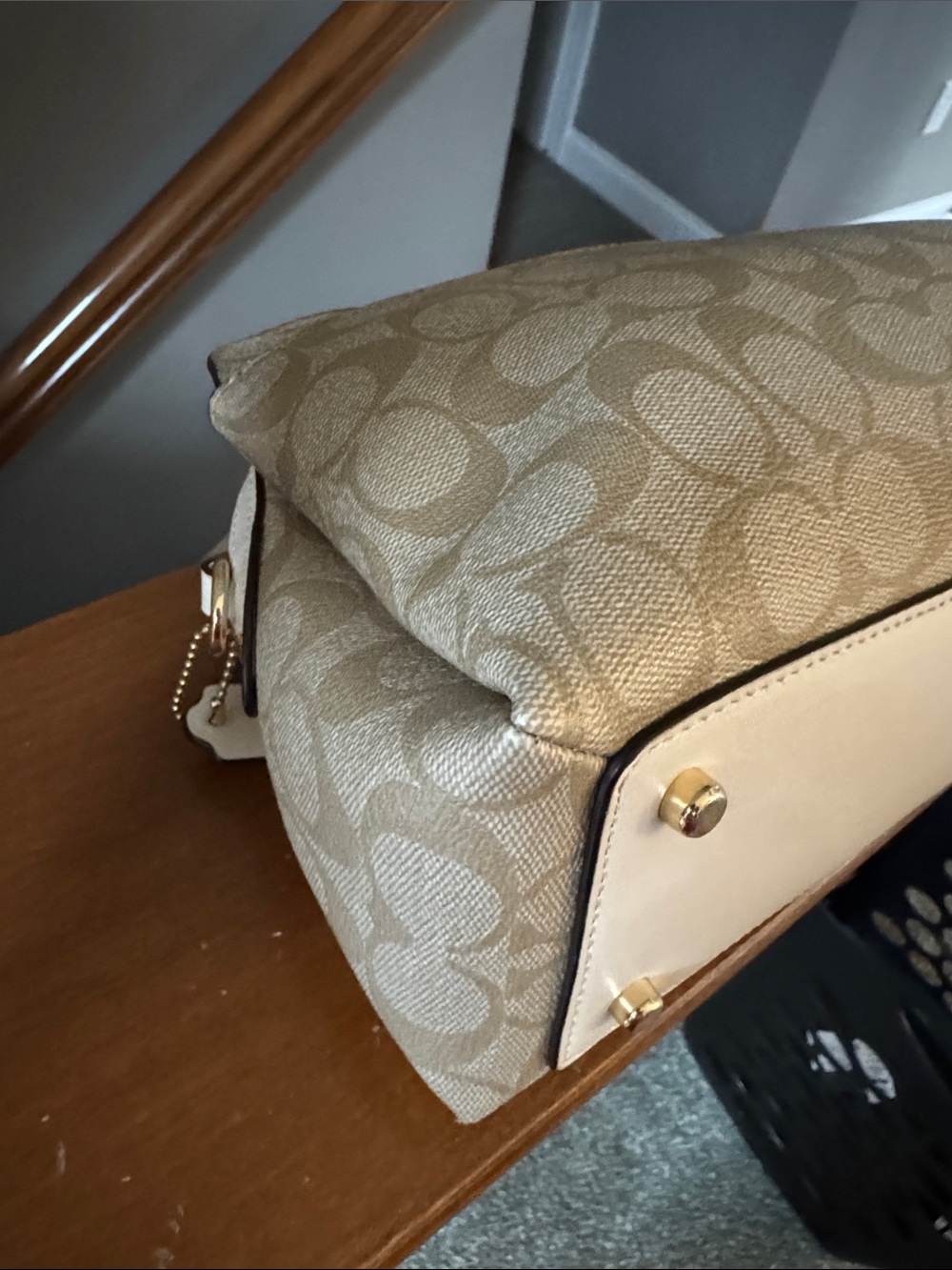 ❤️Coach Mini Lillie Carryall In Signature Canvas ❤️ - Picture 8 of 17